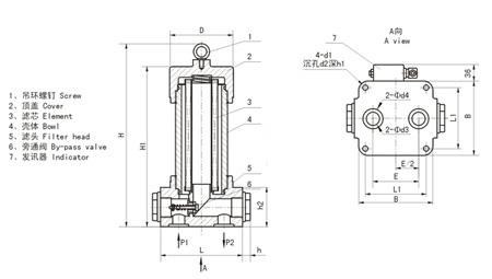 高壓過(guò)濾器圖紙 高壓過(guò)濾器圖紙