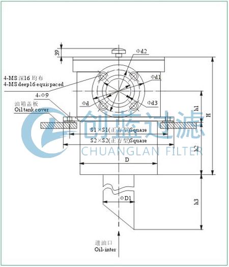 NJU-25*180L,NJU系列吸油過濾器(圖3) NJU-25*180L,NJU系列吸油過濾器(圖3)