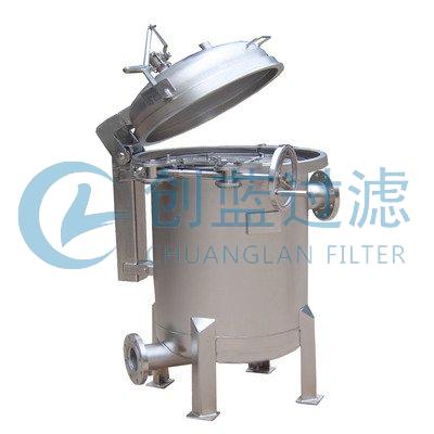 不銹鋼袋式過濾器，又稱保安過濾器的結(jié)構(gòu)介紹(圖1)